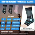 thumbnail image 6 of NEENCA Ankle Compression Sleeve, Breathable & High-Elastic, Ankle Brace, Black, Medium, 2 Pack, 6 of 9