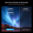 thumbnail image 5 of Soundcore Nebula X1 Pro 4K Outdoor Projector, Triple Laser, 3500 ANSI Lumens, Spatial Sound, 56000:1 Contrast, Optical Zoom, 5 of 11