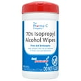 thumbnail image 3 of The Pharma-C Company 70% Isopropyl Alcohol Wipes [6 pack - 40ct canisters], 3 of 8