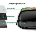thumbnail image 4 of Lsque Snake And Floral Pattern Laptop Bag – Portable & Slim Single-Shoulder Computer Case with Adjustable Strap, Protective, Lightweight for 13”/14”/15.6” Laptops, 4 of 8