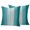 Teal Green, variant on Outdoor Pillow Covers 20x20 Set of 2, Brown Ombre Waterproof Patio Throw Pillow Covers for Couch Sofa Chair, Vintage Country Wooden Decorative Pillowcases for Throw Pillows