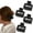 Black, variant on Square Matte Hair Clips,Small Thin Hair Claw Clips for Thick Hair Accessories for Wom(4PCS )