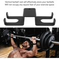 thumbnail image 4 of PinesC Vertical Barbell Holder, Home Gym Equipment, Space Saving Commercial Accessory, 4 of 5