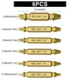 thumbnail image 5 of Damaged Stripped Screw Extractor Kit For Broken Screw Extractor Set, High Speed Steel Socket Adapter Screw Removal Set (6 Pcs), 5 of 8