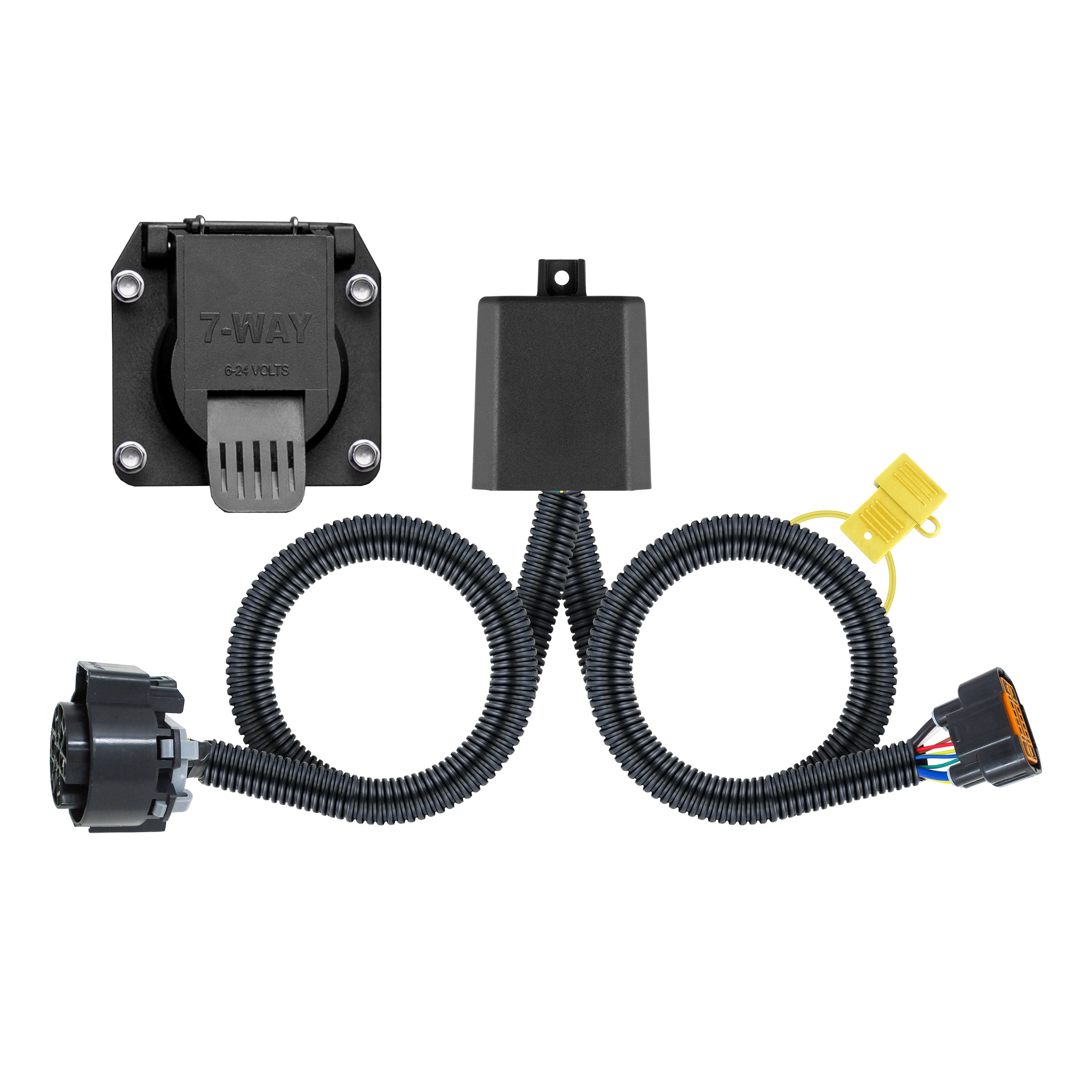CURT 56466 VehicleSide Custom RV Blade 7Pin Trailer Wiring Harness