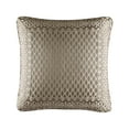 thumbnail image 2 of Beaumont Champagne Square Decorative Throw Pillow by Five Queens Court, 2 of 2