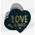 thumbnail image 3 of Inkdotpot Real Gold Foil Love Is Sweet Wedding Tag Favor Hang Paper Tag 100 Pieces, 3 of 8