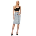 thumbnail image 4 of Fashion2Love Women's Juniors/Plus Size Middle - Length Stretch Denim Pencil Skirt, 4 of 5