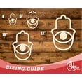 thumbnail image 3 of Unfinished Hamsa Eye Shape | DIY Craft Cutout 42" / 3/4", 3 of 3