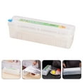 thumbnail image 2 of Leott Plastic Wrap Dispenser with Sliding Cutter, Aluminum Foil Dispenser, Reusable Plastic Wrap Dispenser, Suitable for Plastic Wrap, Tin Foil, Aluminum Foil and Baking Paper, 2 of 6