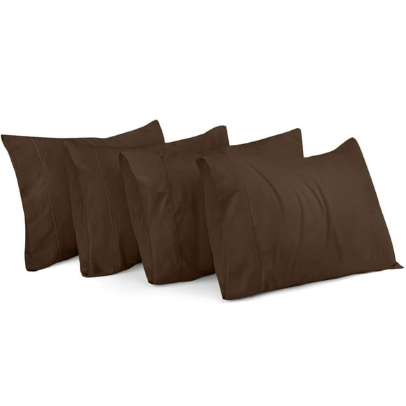 Funda de almohada Utopia Bedding, paquete de 4 unidades, microfibra suave cepillada, 51 x 66 cm
