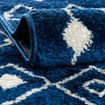 thumbnail image 5 of Rugs.com Moroccan Trellis Collection Rug – 6' x 9' Navy Blue Medium Rug Perfect For Bedrooms, Dining Rooms, Living Rooms, 5 of 7