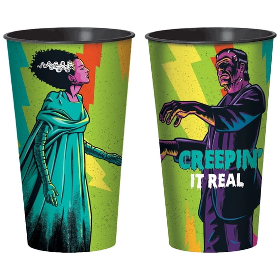 Amscan Halloween Classic Frankenstein Monster Large Reusable Keepsake Cup (1ct)