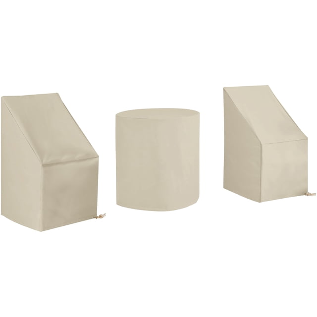 Juego de fundas para muebles Crosley Patio, 3 piezas, impermeables, color bronceado