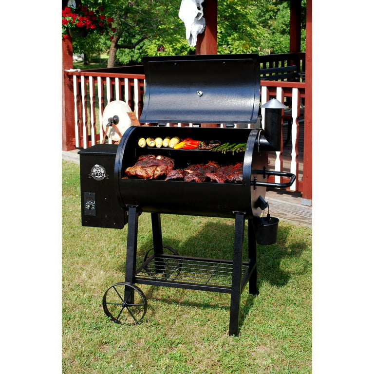Pit Boss 440D Wood Fired Pellet Grill w/ Flame Broiler 
