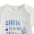 thumbnail image 6 of Girls Baby Clothes Newborn Infant Baby Girl Clothes Ruffle Romper Toddler Girl Floral Cotton Pant Sets Girls Clothing Outfit,Blue, 6 of 6