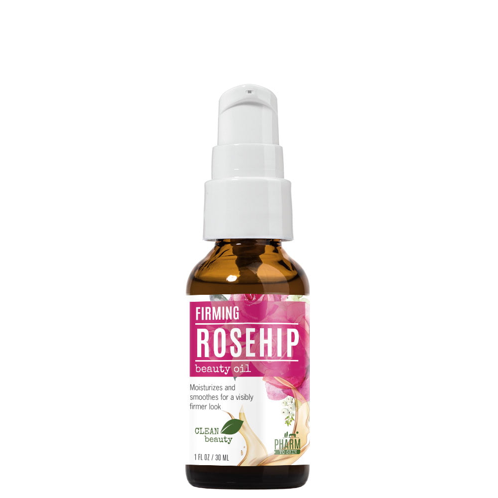 Pharm To Skin Firming Natural Rosehip Beauty Oil For Face Skin Treatment 1oz 30ml Walmart Com