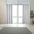 thumbnail image 2 of Blackout Curtain Panel Thermal Insulated Elegant Overlay for Bedroom Single 63x52 Inch Light Gray, 2 of 7