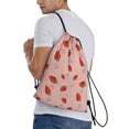 thumbnail image 2 of Bingfone Strawberry Drawstrings Backpacks Bags for Men Women Gym Drawstrings Bag-Small, 2 of 8