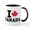 White/Black Inside, variant on CafePress - I Love Canada Mug - 11 oz Ceramic Mug - Novelty Coffee Tea Cup