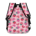 thumbnail image 4 of Fotbe Haear Strawberry Pattern Casual Backpack for School, Travel, and Outdoor Activities - Durable, Lightweight, and Comfortable, 4 of 5