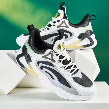 

Men‘s Shock-absorbing Running Shoes Breathable Wear-resistant Non-slip Sports Cushioned Shoes