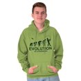 thumbnail image 5 of Fly Fishing Joke Cool Funny Fishermen Hoodie Hooded Sweatshirt Men Brisco Brands 5X, 5 of 5