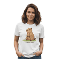 thumbnail image 1 of Playera Blanca Estampada Capibara Te Quiero Mamá, 1 of 4