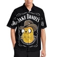 thumbnail image 2 of Adventure Time Casual Short Sleeve Shirt Lapel Collar Shirt Summer Beach Shirt 5XL, 2 of 8
