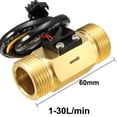 thumbnail image 2 of G1/2" Hall Liquid Water Flow Sensor Switch Flowmeter Meter 1-30L/min SEN-HZ21WI, 2 of 5