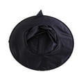 thumbnail image 3 of Kiplyki Adult Womens Black Witch Hat for Halloween Costume Accessory Cap, 3 of 5