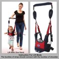 thumbnail image 3 of Arnés portátil Baby Walker DERALAON para aprender a caminar, rojo, 3 of 6