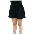 thumbnail image 5 of FRSASU Toddler Girl Shorts Summer Cotton Linen Fashion Solid Color Cute Summer Leisure Pants Shorts Black 2 Years, 5 of 5