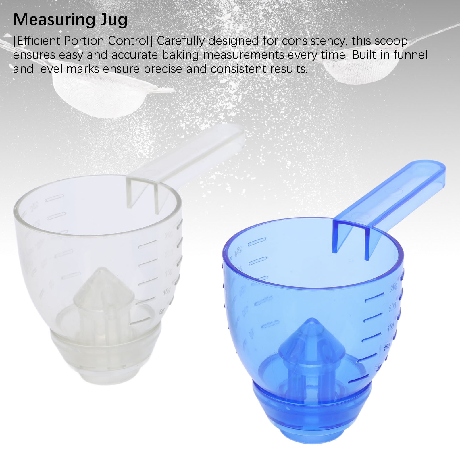 Measuring Cup, Convenient Measuring Scoop 25g Capacity Dishwasher Safe with  Funnel and Scale for Kitchen