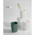 thumbnail image 3 of Bathroom Trash Bin Small Office Can Plastic Waste Paper Rubbish Bin Modern Bin for Bathroom Bedroom, 3 of 5