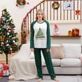 thumbnail image 2 of Odeerbi Matching Family Christmas Pajamas Sets Xmas Family Home Wear Sets 2025 Casual Printed Top with Bottom Outfits Loungewear Sleepwear Jammies for Mom, 2 of 6