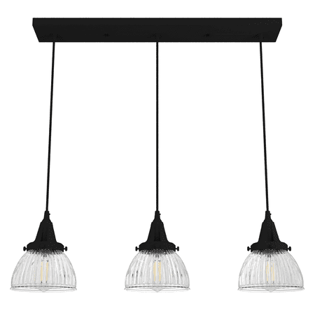 

Hunter Cypress Grove Natural Iron 3 Light Linear Cluster Ceiling Light Fixture