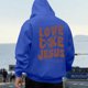 thumbnail image 1 of WILLBEST Sudaderas En Pareja Sudaderas con Capucha y Sudaderas para Hombre Sudadera con Capucha Informal Holgada con Estampado De Letras para Uso Diario Otoño Invierno Ropa De Calle Cómoda Mediana​​, 1 of 3