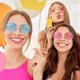 thumbnail image 4 of 2 Pcs Seashell Sunglasses Rave Sunglasses Fancy Glasses Party Glasses Disco Sunglasses For Women Girls, 4 of 4