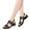 Black, variant on CQONEPT Sandals for Women Dressy- Women's Low Heels Sandals -Open Toe Ankle Strap - Slip on Heeled Sandal - Strappy Heels for Party Wedding Dress Shoes Size 6.5 Black