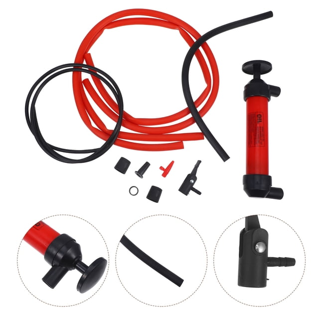 Minkissy 1 Set Car Oil Pump Fluid Extraction Pump Automotive Manual Operation Plastic Abs 11.8x2.0x2.0in