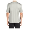 thumbnail image 2 of Mens Short Sleeve Performance Tall PosiCharge Competitor Polyester Tee Silver 2XLT, 2 of 6
