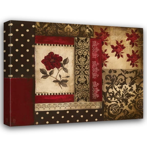 Kimberly Poloson 31x26 Gallery Wrapped Canvas Wall Art Titled - Love is a Rose I