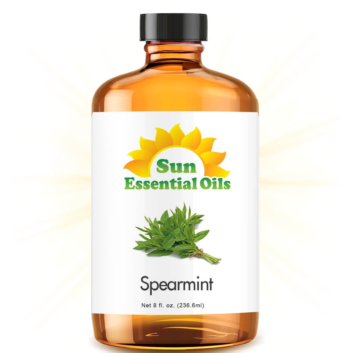 Spearmint Essential Oil (Huge 8oz Bottle) Bulk Spearmint Oil 8 Ounce