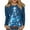 Christmas Shirt-A27 Blue, variant on Mifsaly Women's Christmas Shirts Plus Size Long Sleeve Tops Pullover Xmas Tree Print Crewneck Loose T-Shirts Festival Party Funny Blouse 2025 Holiday Clothing