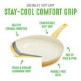 thumbnail image 4 of GreenLife Soft Grip 12" Fry Pan with Lid, Yellow, 4 of 8