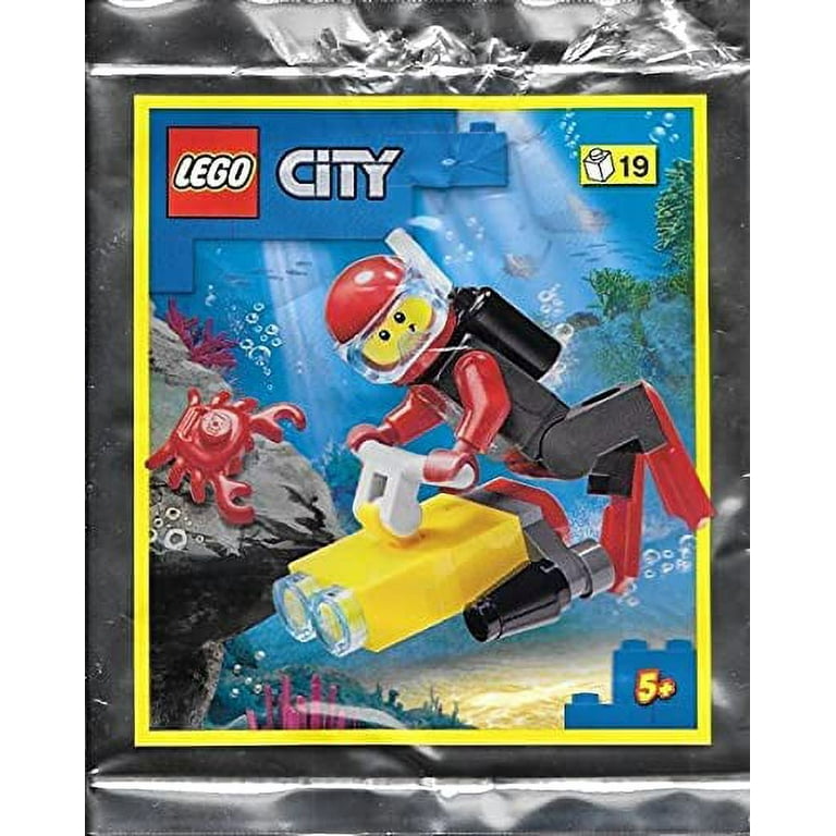 LEGO City Scuba Diver with Underwater Scooter and Crab Walmart