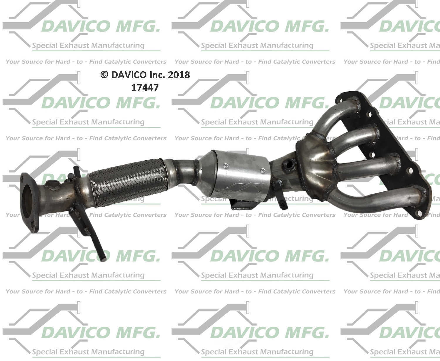 Davico Mfg 17447 Direct-Fit Catalytic Converter