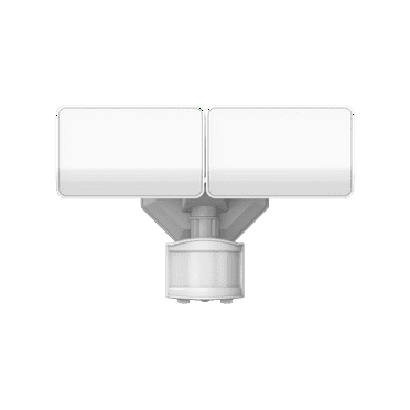 Hyper Tough 2 Head Security Light, 180°, 3000 Lumens, Direct Wire