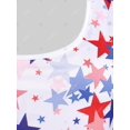 thumbnail image 3 of Camiseta Talla Extra Patriótico con Estampado de Bandera de Estados Unidos Rosegal Camisetas tallas grandes, 3 of 5